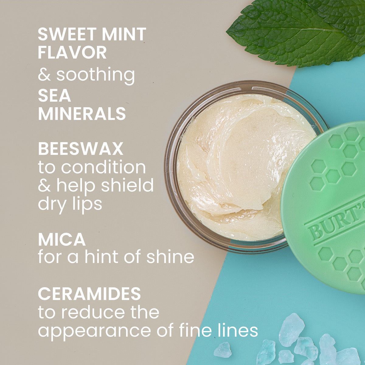 Sweet Mint Lip Treatment with Sea Minerals